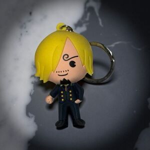 NWT Anime One Piece Sanji 3D Figural Chokorin Mascot Edition BackPack Clip B20
